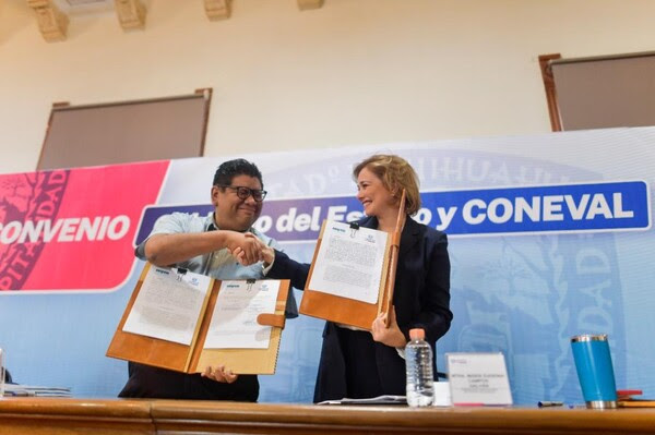 ”Juntos, sí Podemos lograr mejores condiciones de vida para todos los chihuahuenses”; firman convenio Gobierno Estatal y CONEVAL