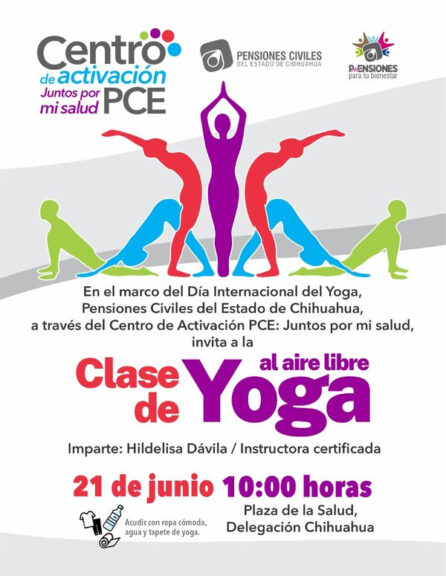 <strong> Invita Pensiones Civiles a clase de yoga al aire libre</strong>